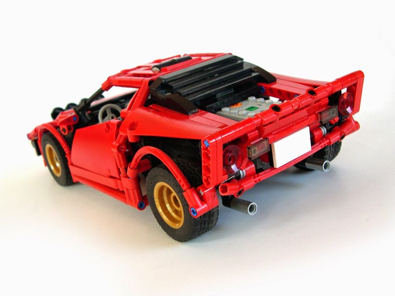 Illustration for article titled Dual-motor R/C Lego Stratos is drift-happy and perfect